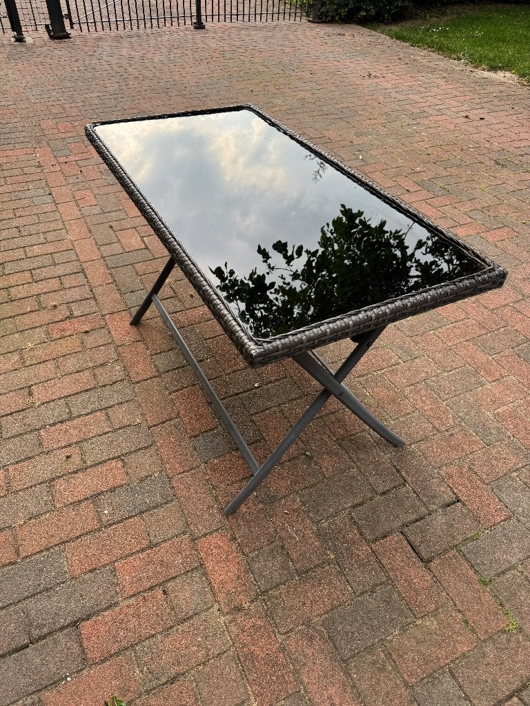 Tuintafel 60x120, Ophalen, Gebruikt, Rechthoekig, Overige materialen