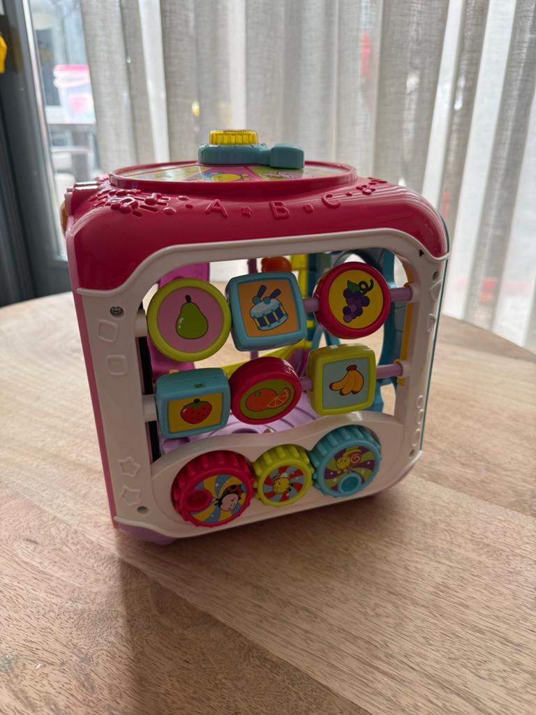 VTech Activiteiten Kubus - Interactief Speelgoed, Ophalen of Verzenden, Zo goed als nieuw, 6 maanden tot 2 jaar