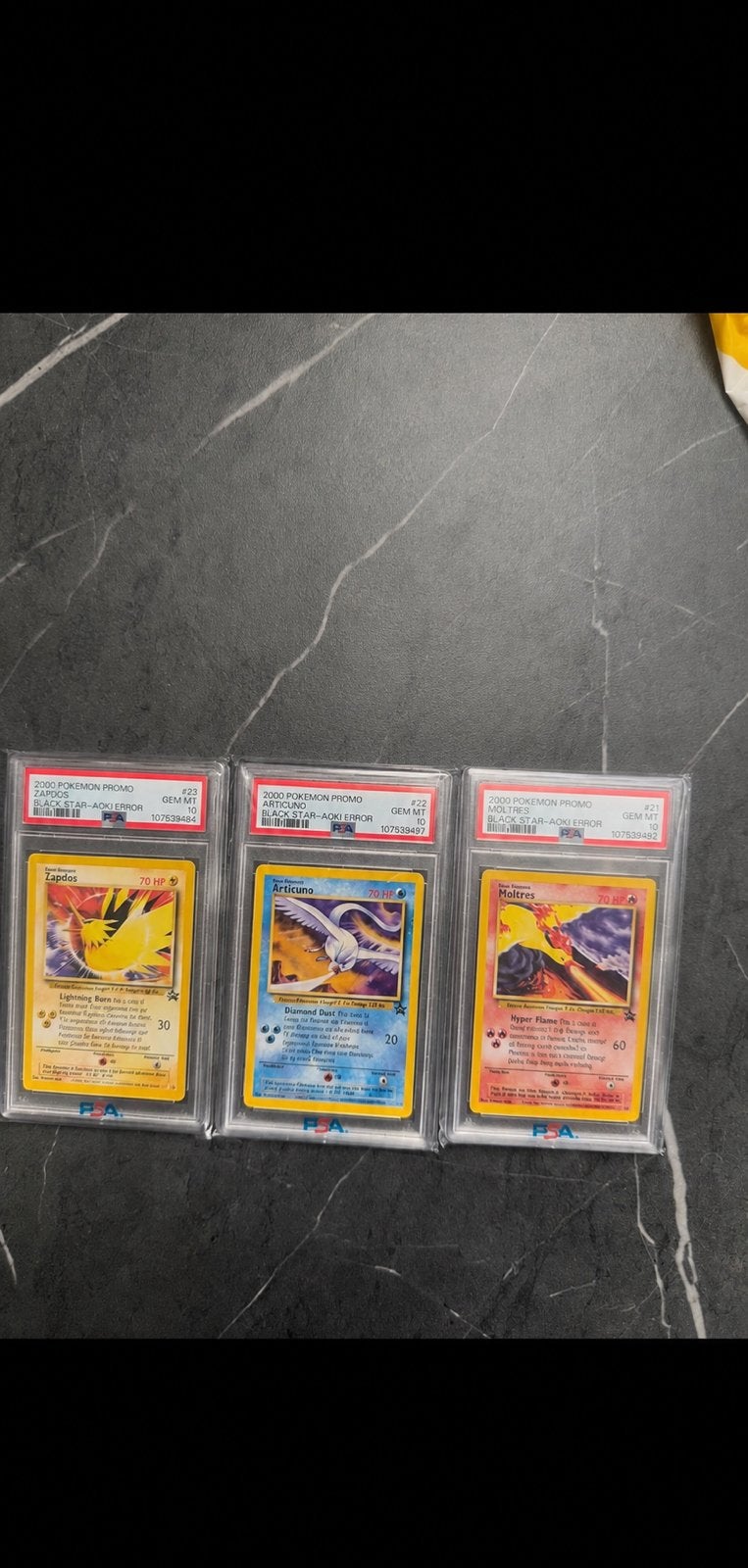 Legendary birds AIOKI ERROR psa 10, Ophalen of Verzenden, Zo goed als nieuw