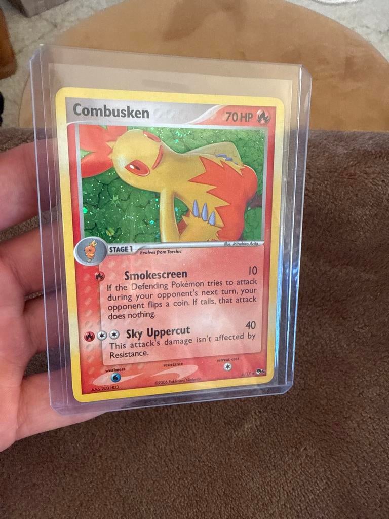 Pokémon kaart Combusken 70 HP, Ophalen of Verzenden, Gebruikt, Losse kaart, Foil