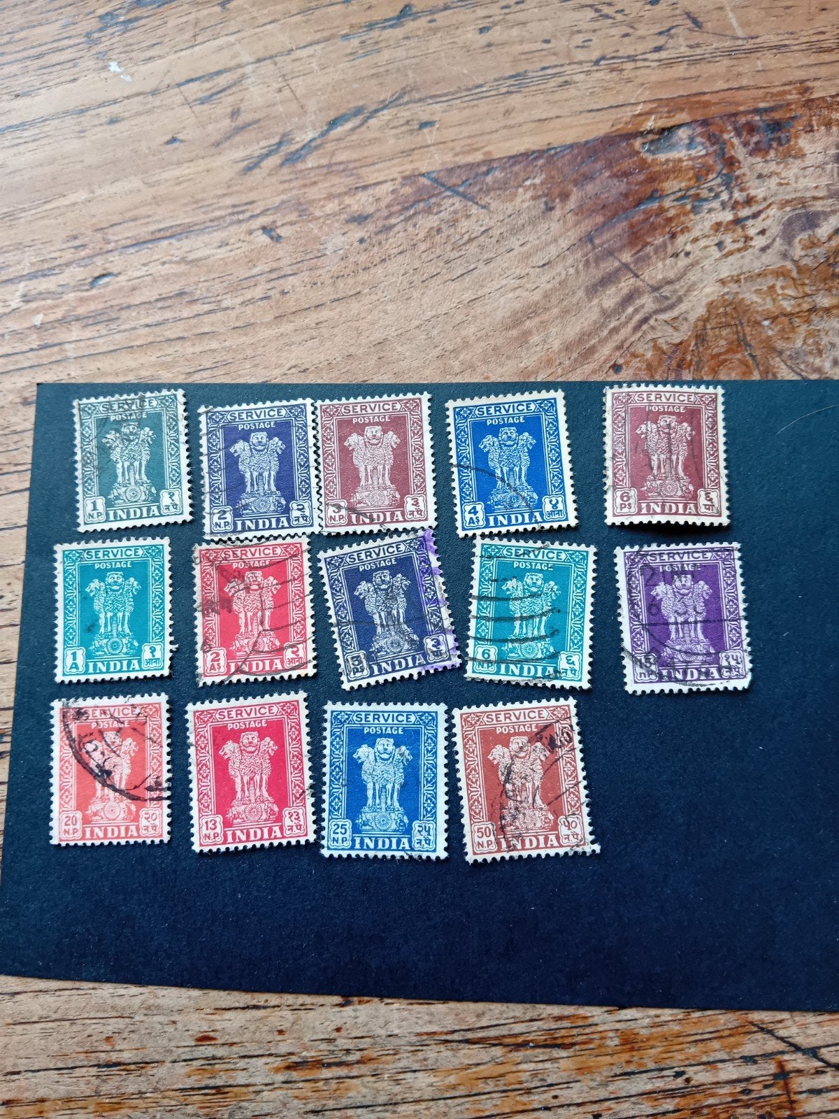 India Postzegels - 'Service Postage' Collectie, Ophalen of Verzenden, Na 1940, Gestempeld
