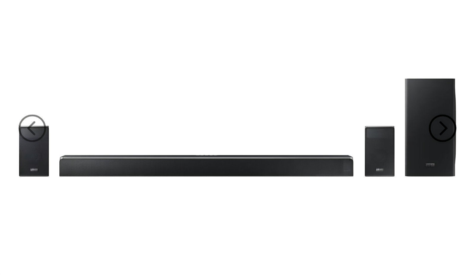 samsung  hw q90r dolby surround met atmos, Ophalen of Verzenden, Bluetooth, Gebruikt