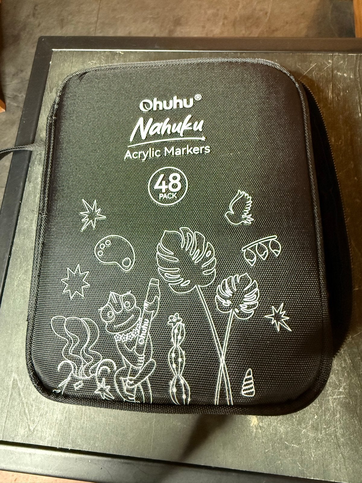 Ohuhu Nahuku Acryl Markers 48 Stuks - Zo goed als nieuw, Hobby en Vrije tijd, Ophalen of Verzenden, Zo goed als nieuw, Potlood of Stift