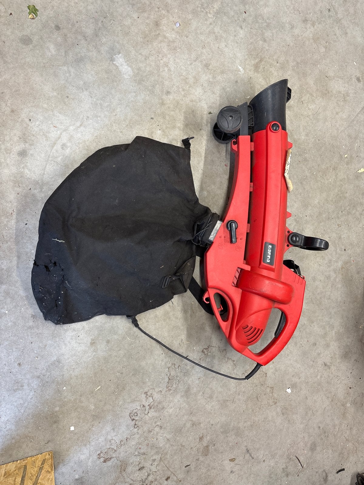 GAMMA BR-3 Bladblazer/Bladzuiger 2000W - Gebruikt, Ophalen, Gebruikt, Handgedragen, Met opvangzak