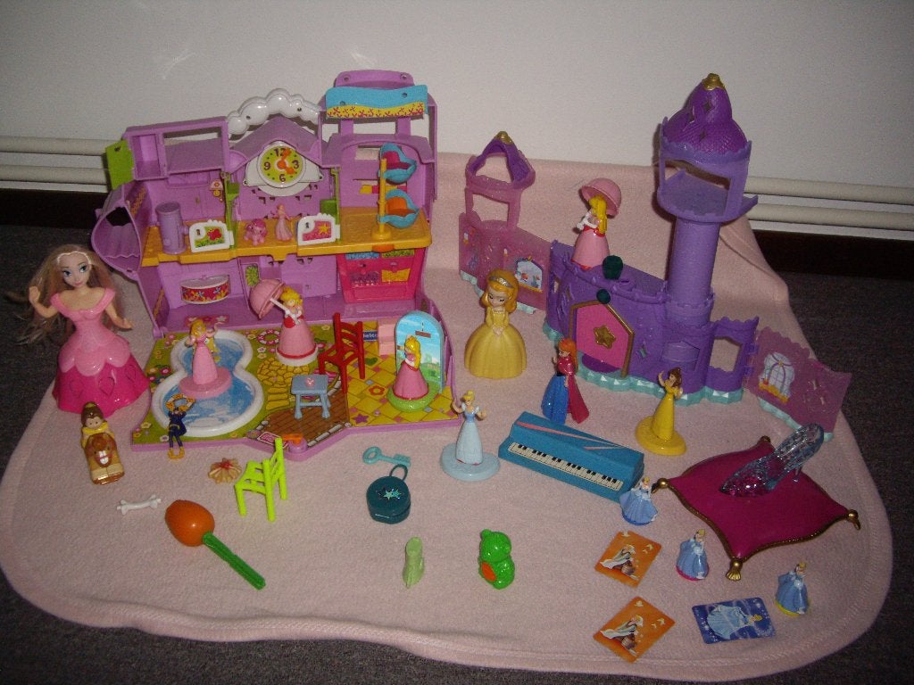 prinsessen hotel met acc+ kasteeltje met acc = volle doos, Ophalen, Gebruikt, Overige typen