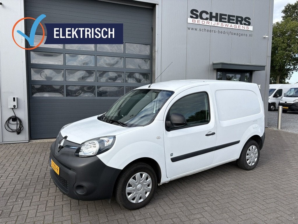 Renault Kangoo Express Z.E. koopaccu | airco | 100km bereik, Auto's, Automaat, Gebruikt, 22 kWh, Wit