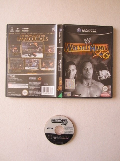 WWE Wrestlemania 8 X8 Nintendo Gamecube wwf wrestling, Gebruikt, Vechten, Ophalen of Verzenden, 3 spelers of meer