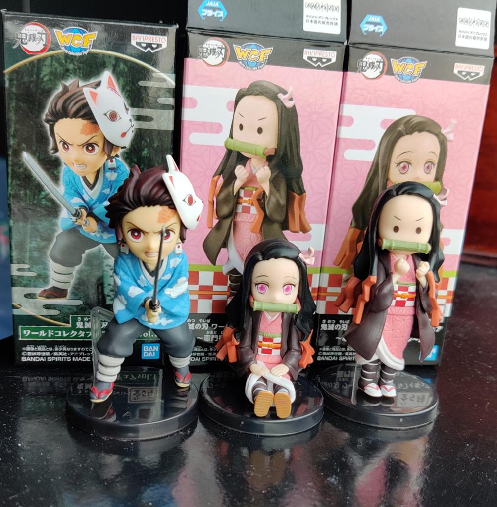 Demon Slayer 2 Nezuko Kamado + Tanjiro set anime figure, Ophalen of Verzenden, Nieuw