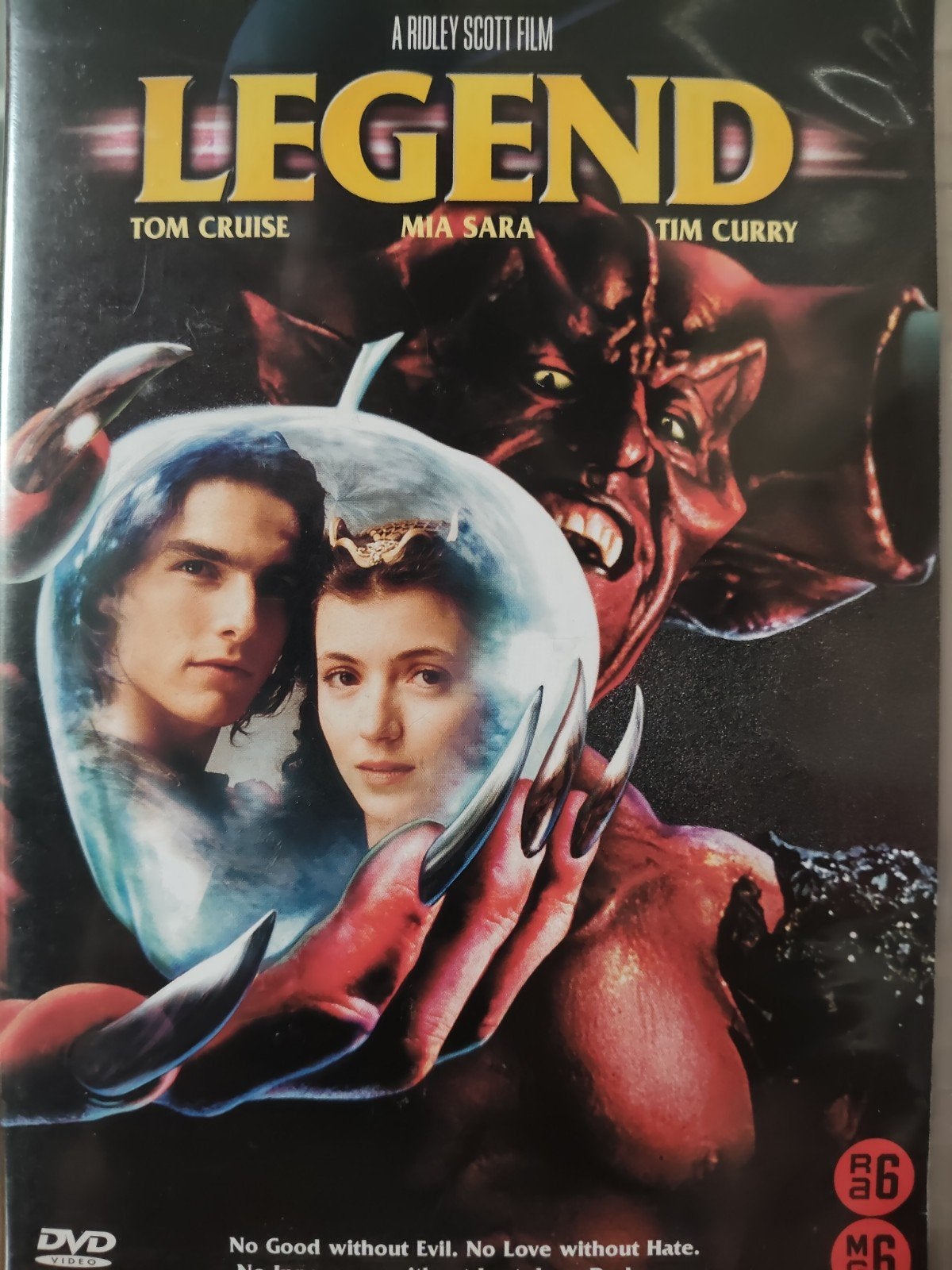 Legend Dvd NL ZGAN Ridley Scott Fantasyfilm met Tom Cruise, Cd's en Dvd's, Engels, Inclusief doosje, Ophalen of Verzenden, Zo goed als nieuw