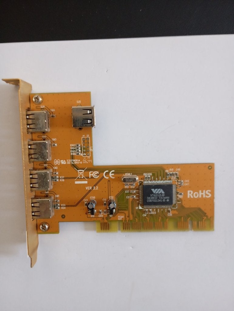 Trust HU-3150 QTec 5 Port USB 2.0 PCI Controller Card, Ophalen of Verzenden, Gebruikt