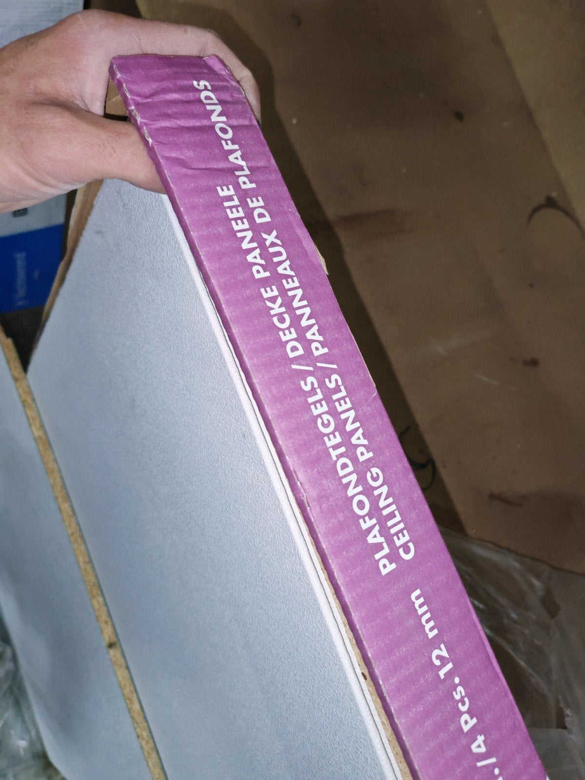 3 stuks Plafondtegels/Panelen 12 mm - Nieuw, Ophalen of Verzenden, Nieuw