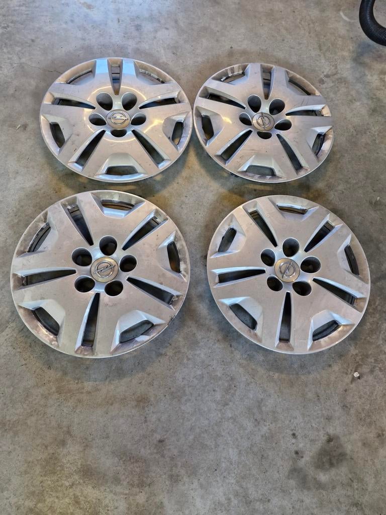 Wieldoppen Opel 16 inch, Gebruikt, Ophalen of Verzenden
