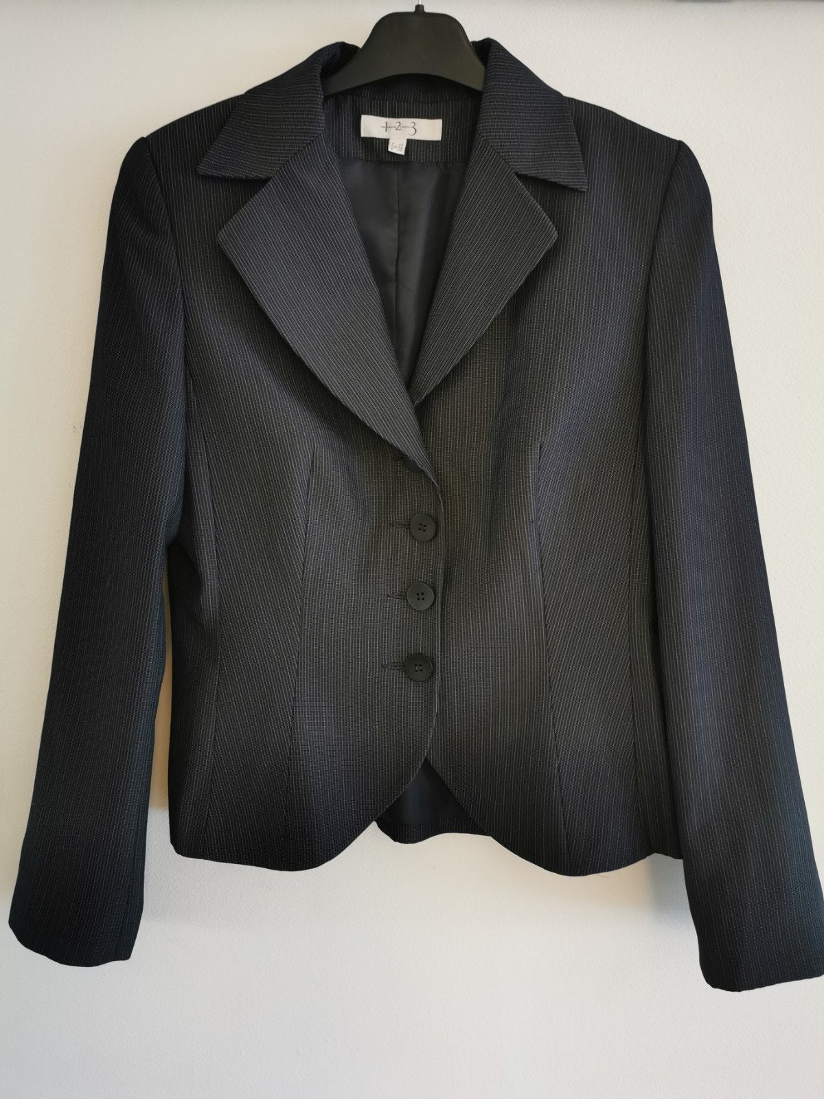 Krijtstreep blazer mt. 40, Maat 38/40 (M), Overige kleuren, Verzenden, Zo goed als nieuw