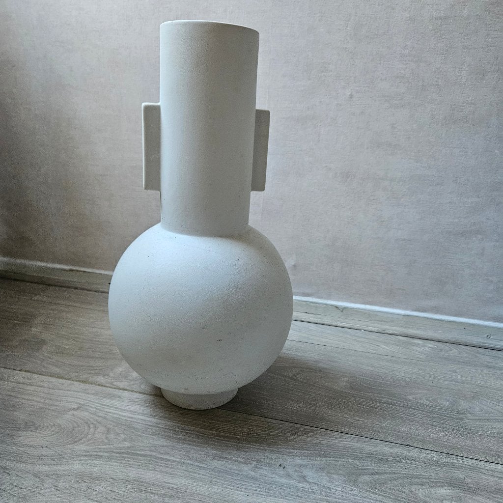 HKliving vaas, 43 cm, Overige materialen, Wit, Ophalen of Verzenden