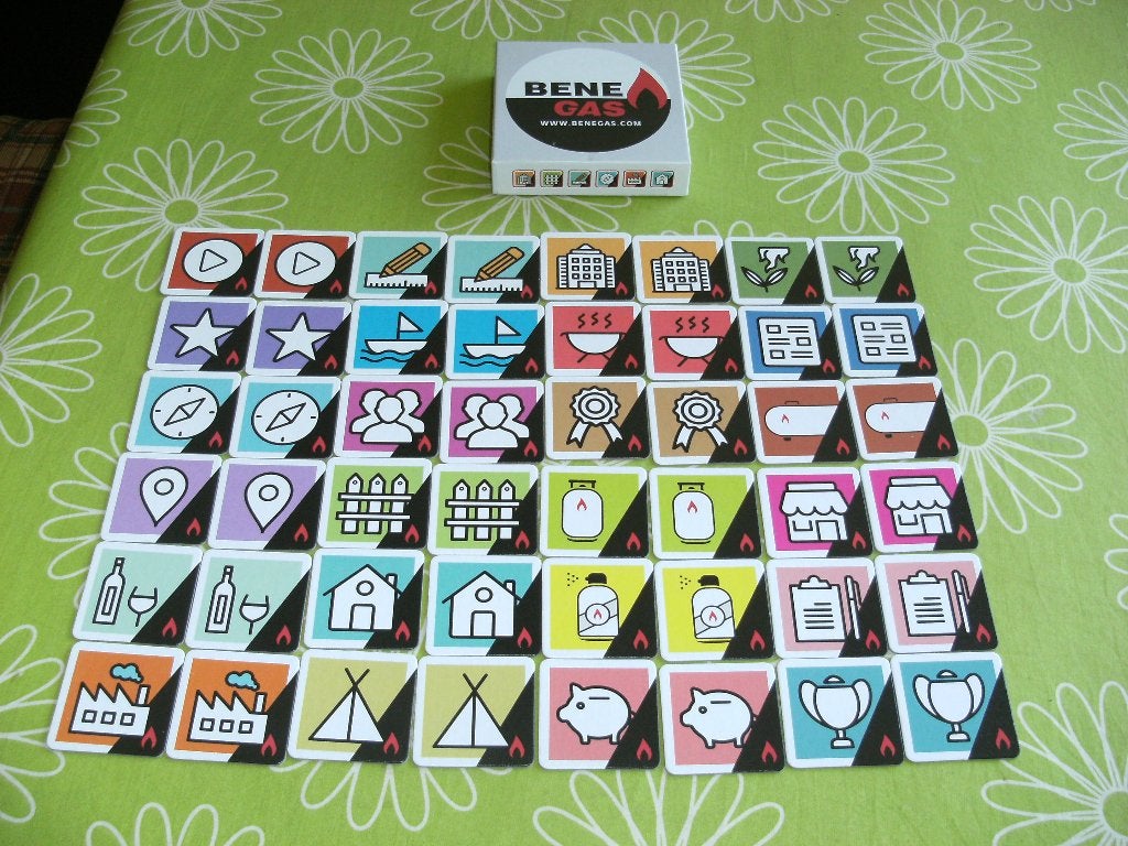 Benegas icoontjes memory, Een of twee spelers, Ophalen of Verzenden, Zo goed als nieuw