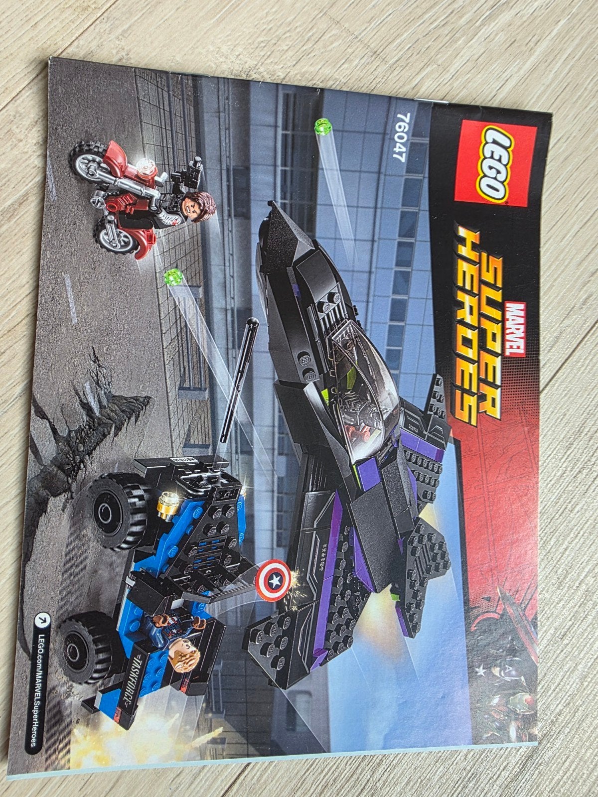 LEGO Marvel Super Heroes 76047 Black Panther Pursuit, Ophalen, Zo goed als nieuw