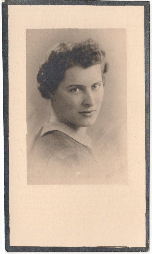 Dilia Dalessi 1919 Den Haag + 1945 Den Haag, 26 jaar oud, Verzamelen, Bidprentjes en Rouwkaarten, Verzenden
