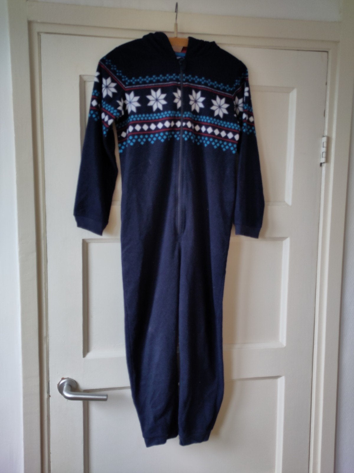 Pepperts! Onesie met Noorse print - Maat 134/140, Nacht- of Onderkleding, Gebruikt, Pepperts!, Jongen of Meisje