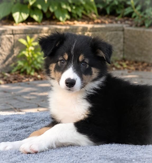 Enthousiaste Border Collie x Australian Shepherd pups, Dieren en Toebehoren, 8 tot 15 weken, Collie, CDV (hondenziekte), Meerdere