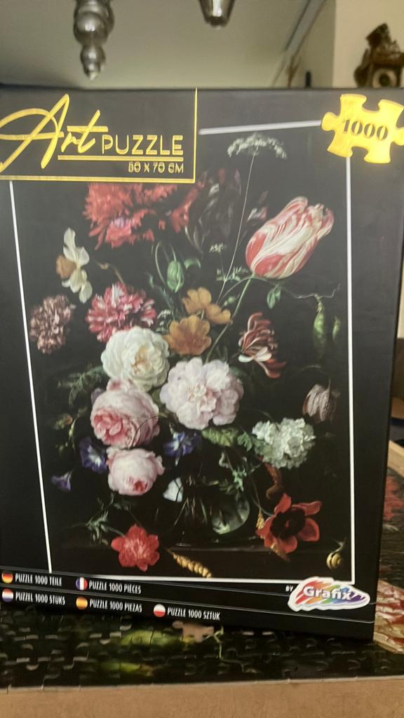 Art puzzel /1000 stukjes, Ophalen of Verzenden, 500 t/m 1500 stukjes, Gebruikt, Legpuzzel