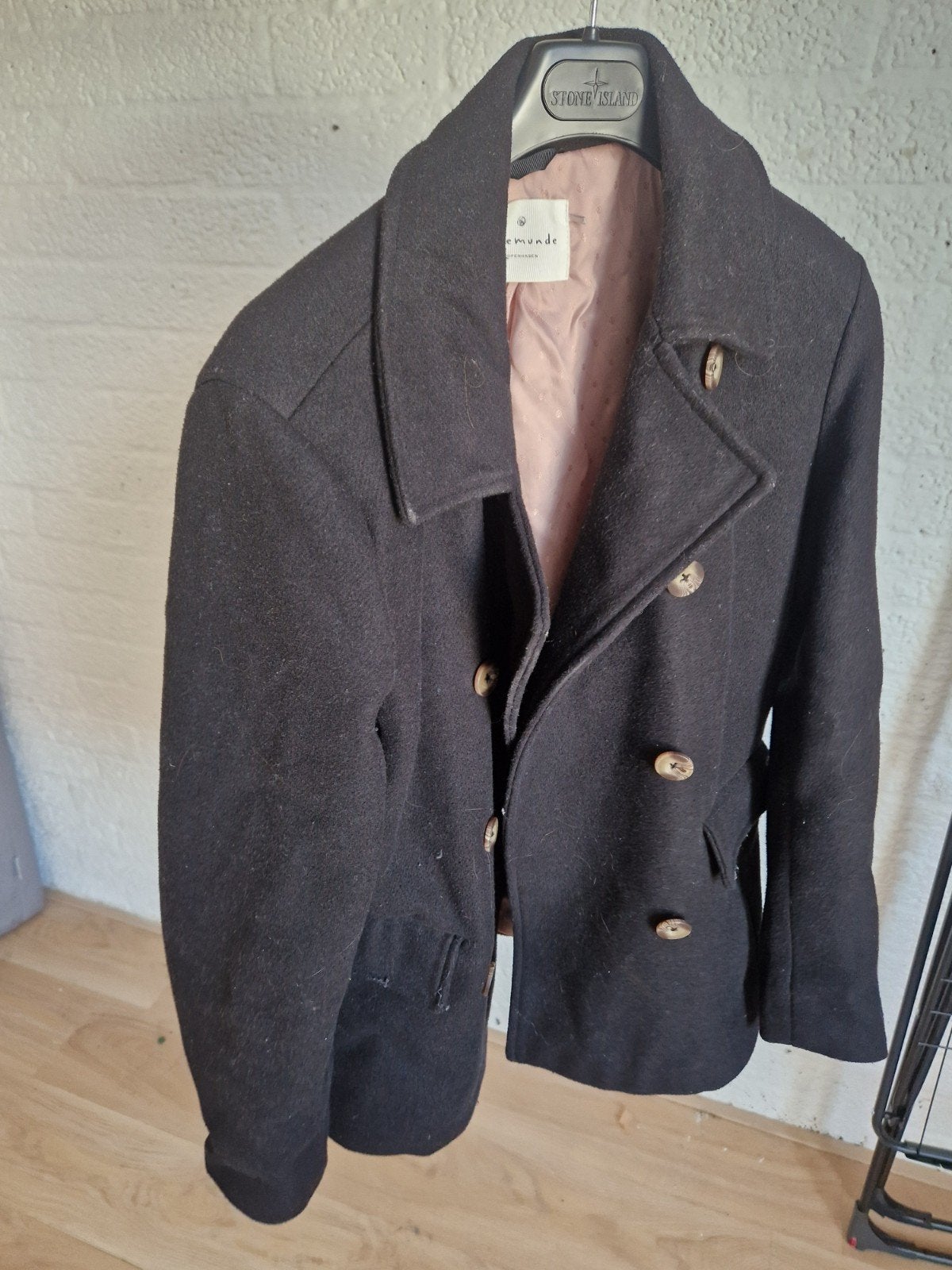 Rosemunde Copenhagen Zwart Wollen Jas, Kleding | Dames, Zwart, Ophalen, Maat 38/40 (M), Gedragen