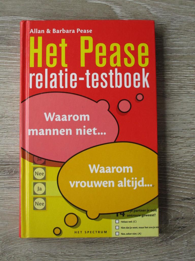 Het Pease relatie-testboek - Allan & Barbara Pease, Ophalen of Verzenden, Gelezen