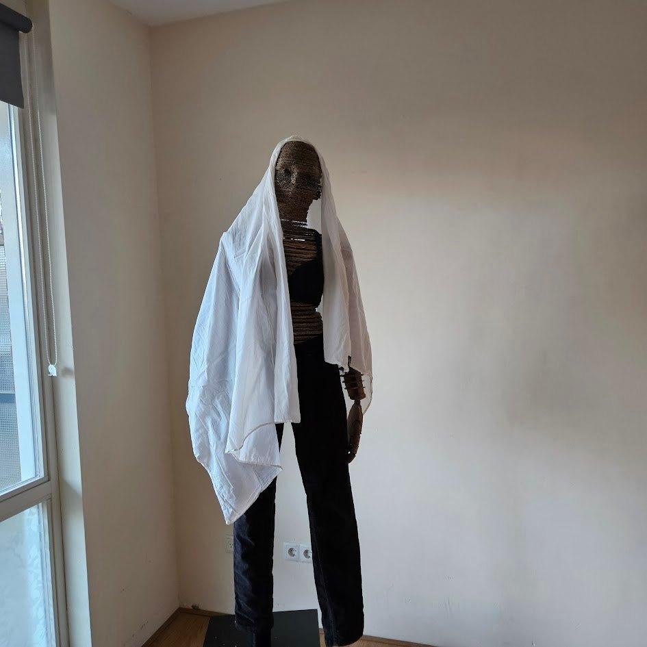 ZGAN XL-sjaal Creme tint (Just A Moment) 170x100 cm, Maat 42/44 (L), Ophalen of Verzenden, Zo goed als nieuw, Sjaal