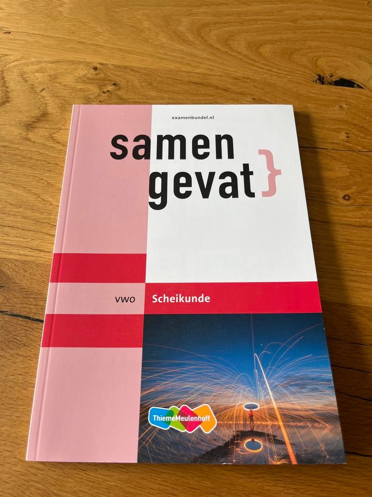 Examenbundel Samengevat Scheikunde VWO, Ophalen of Verzenden, Beta, Zo goed als nieuw, Overige niveaus