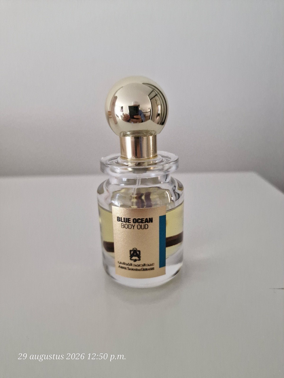 Abdulsamad Al Qurashi Blue Ocean Body Oud oil, Ophalen of Verzenden, Zo goed als nieuw