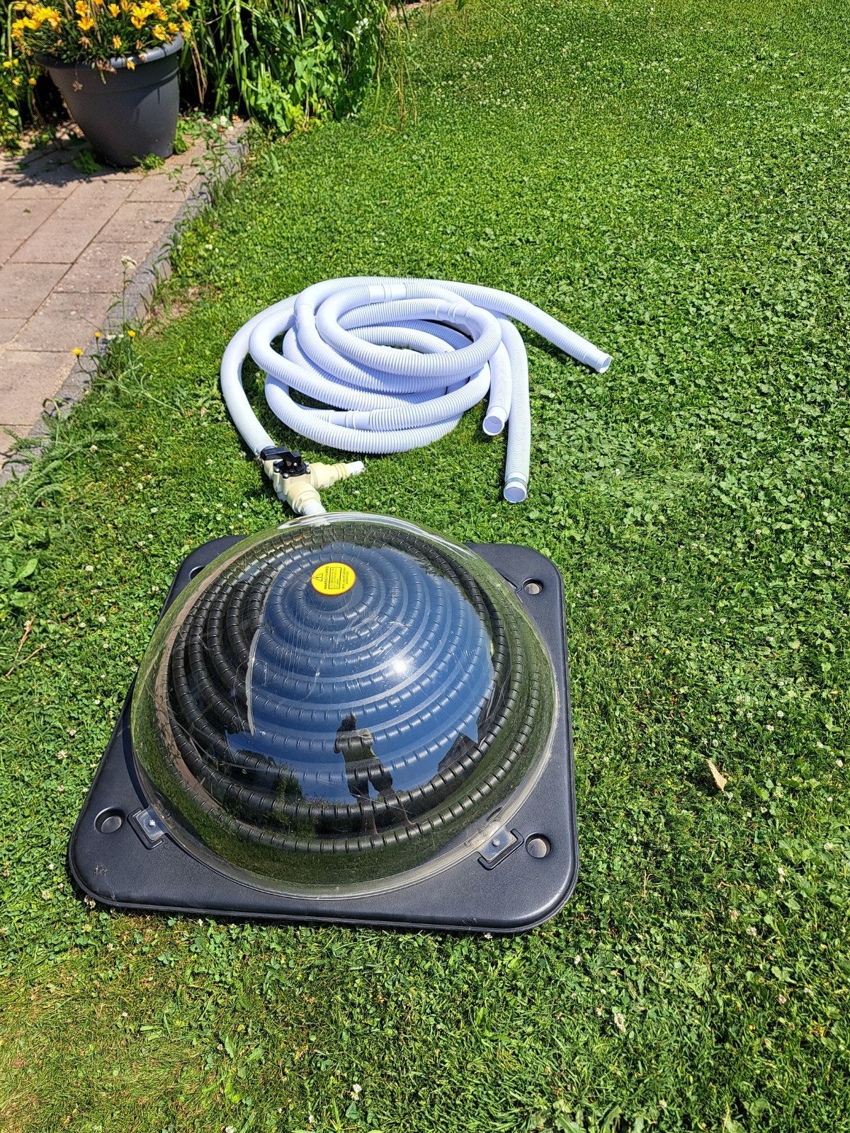 Zwembadverwarming solar heater, Ophalen, Zo goed als nieuw