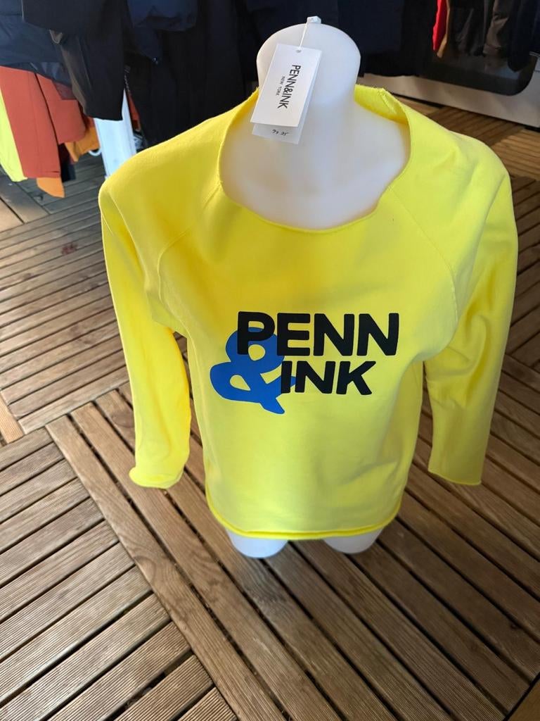 Penn&Ink Liberty Geel Maat XS-S-M-L-XL, Penn&Ink, Ophalen of Verzenden, Nieuw, Geel