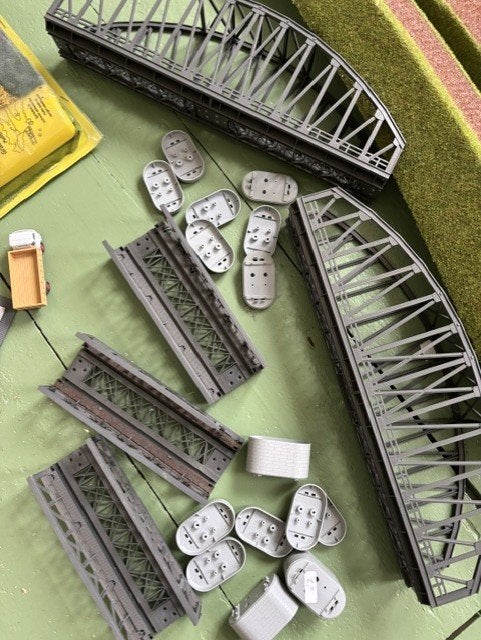trein onderdelen, Gelijkstroom, Brug, Tunnel of Gebouw, Nieuw, Ophalen