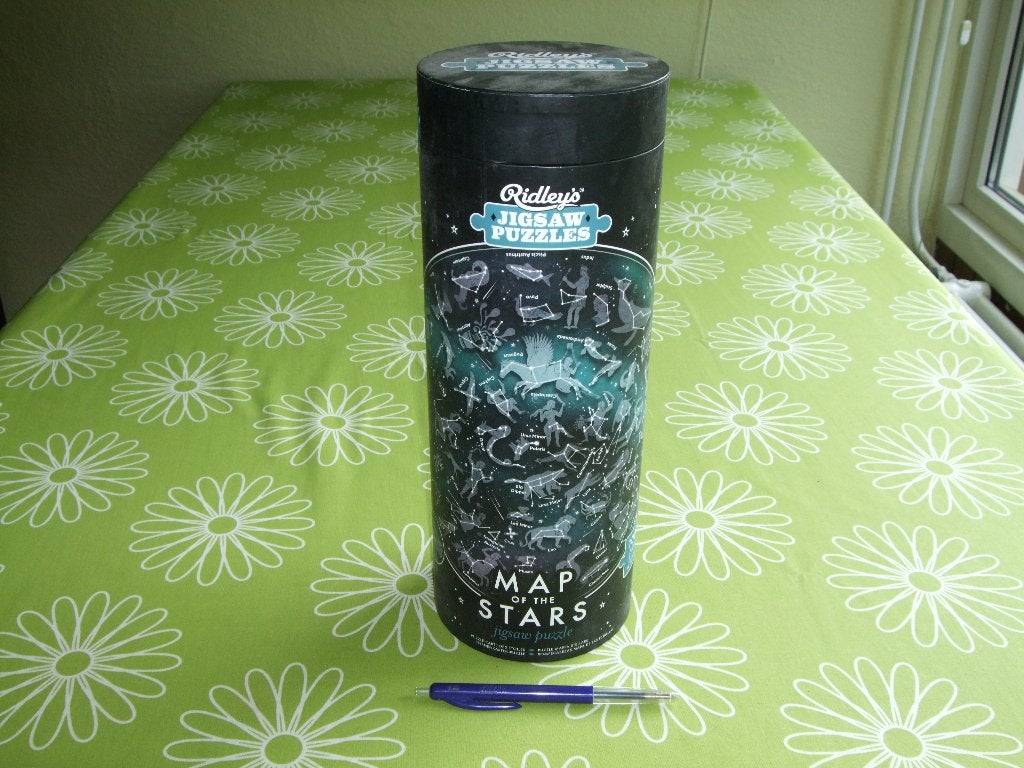 Nieuw: Map of the stars - puzzel in koker - 1000 stukjes, Hobby en Vrije tijd, Ophalen of Verzenden, 500 t/m 1500 stukjes, Nieuw