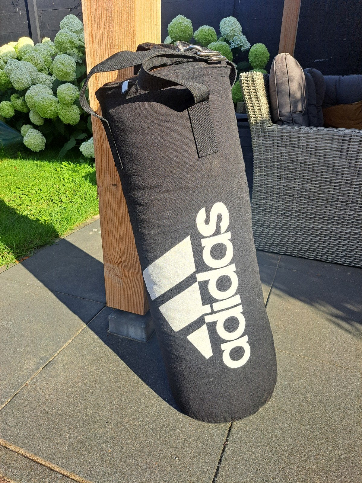 Bokszak Adidas 85 x 30 cm textiel, Sport en Fitness, Boksen, Ophalen, Zo goed als nieuw, Bokszak