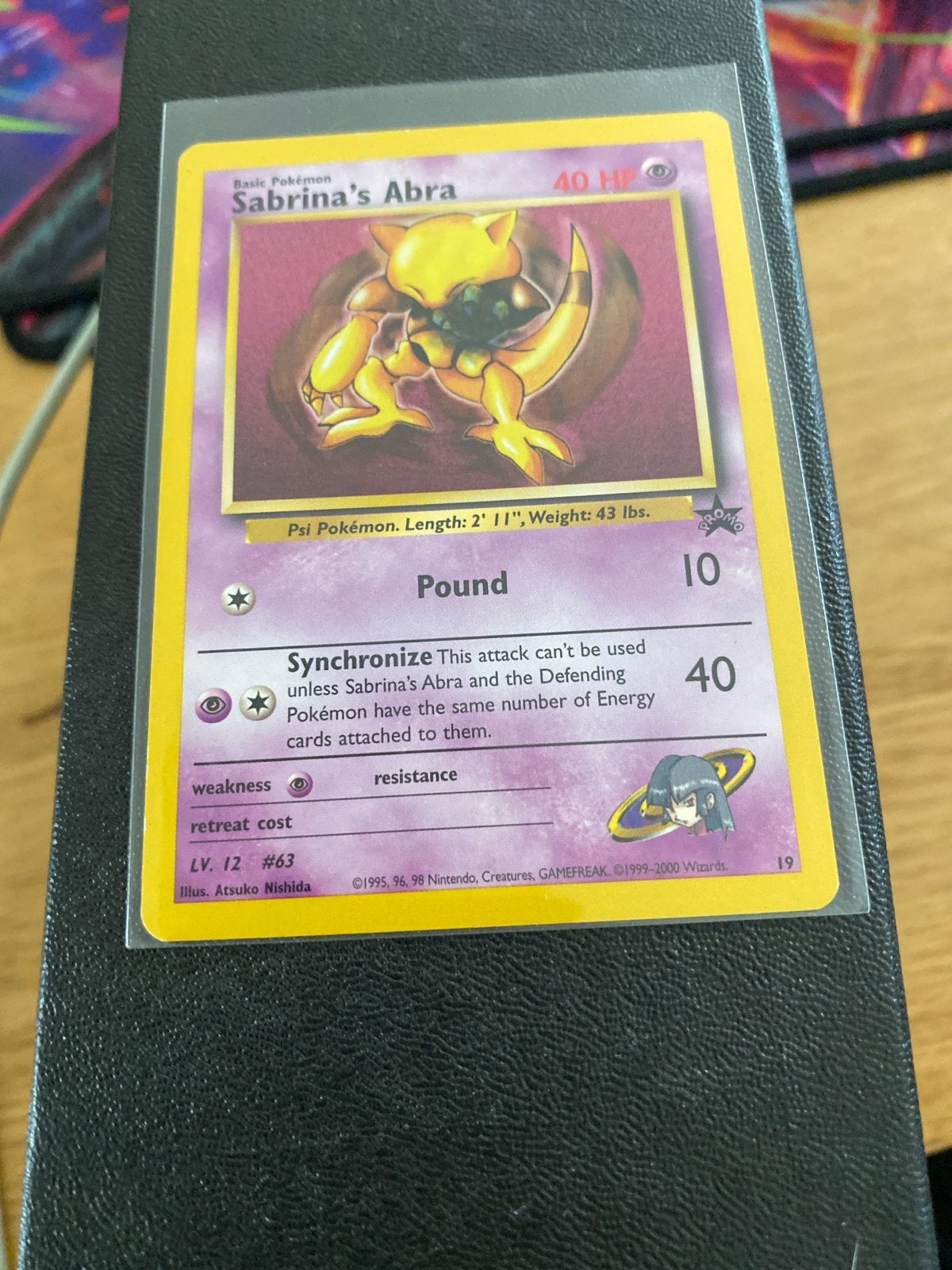 Sabrina's Abra Pokémon Kaart - Gym Heroes Set, Ophalen of Verzenden, Zo goed als nieuw, Losse kaart