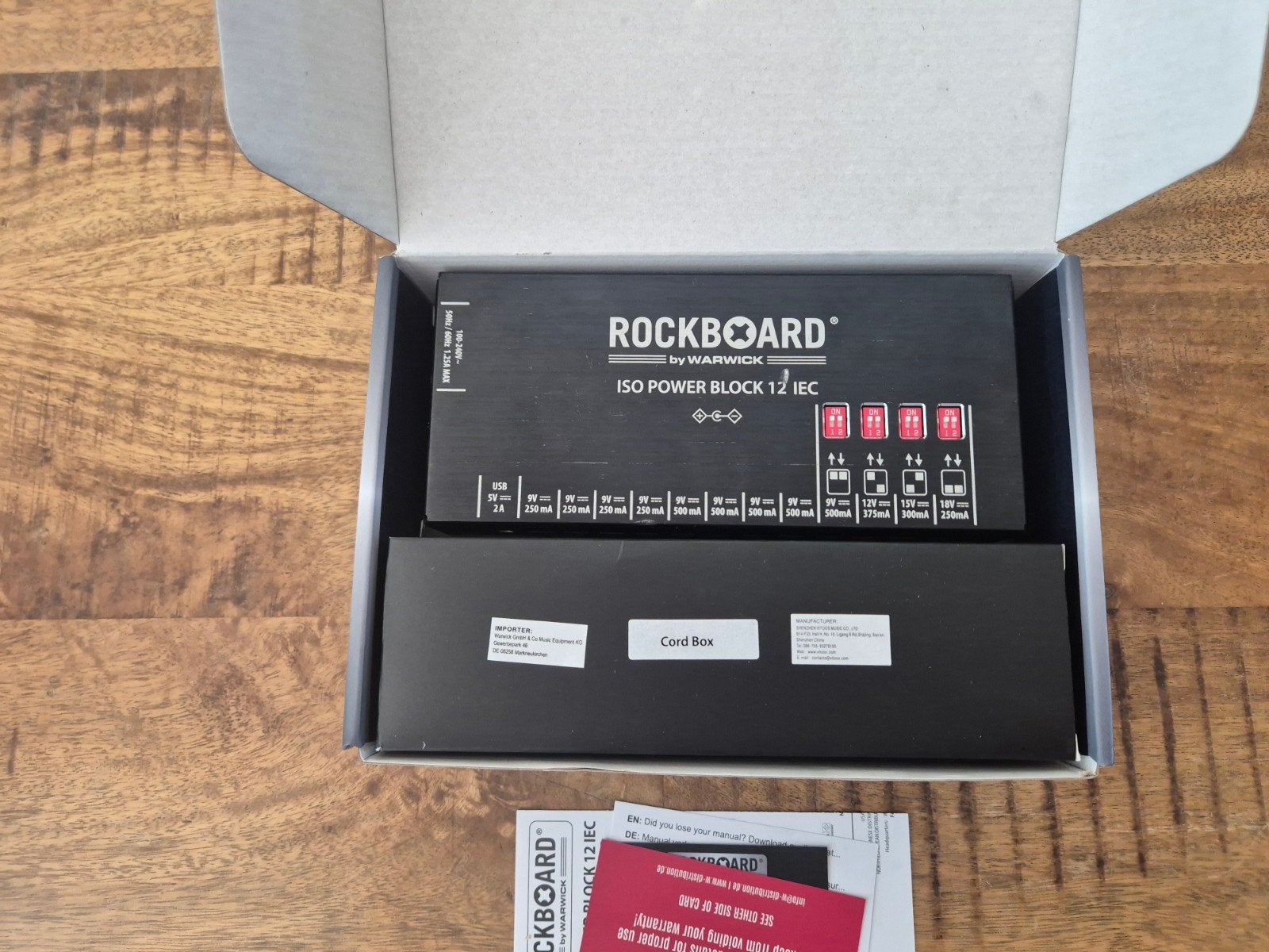 Rockboard ISO Powersupply 12 IEC, Ophalen, Gebruikt