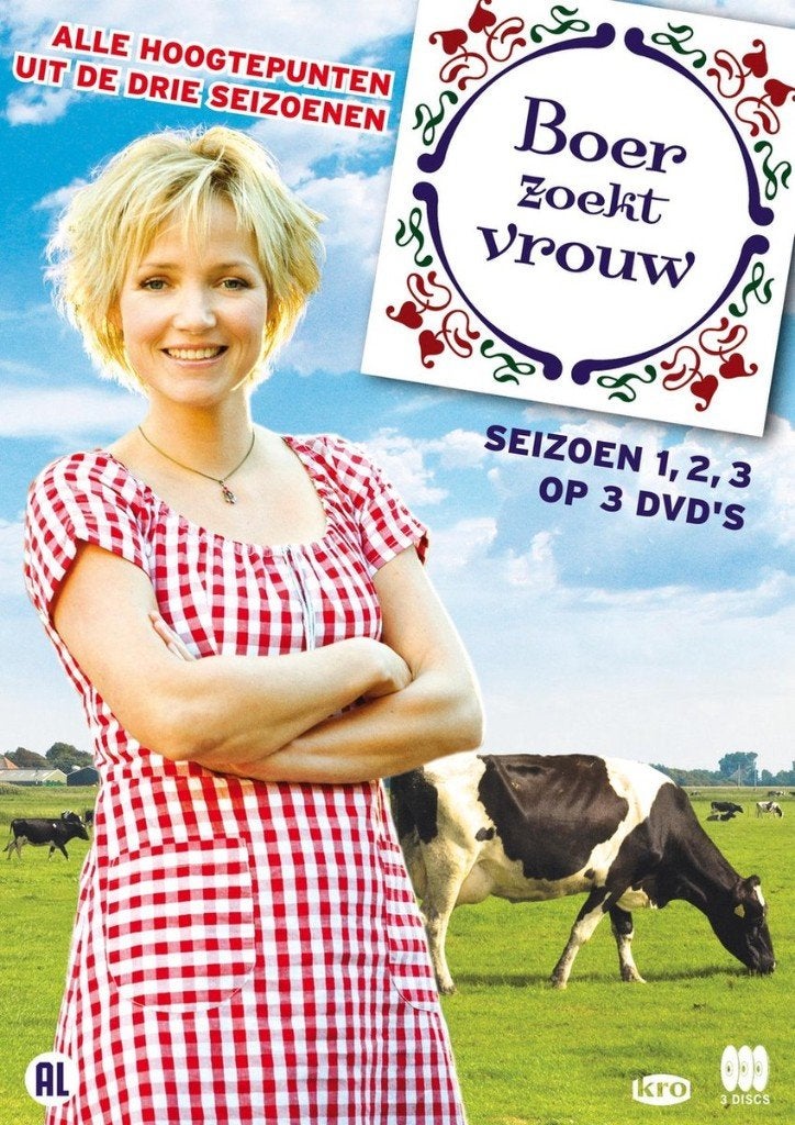 Boer zoekt vrouw -  3 DVD's - seizoen 1,2 en 3, Cd's en Dvd's, Alle leeftijden, Ophalen of Verzenden, Zo goed als nieuw, Overige genres