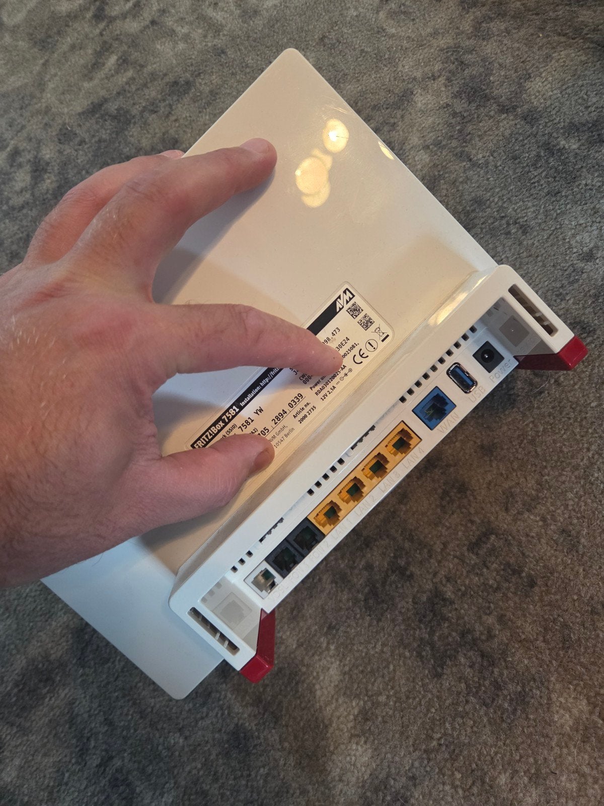 Fritz!Box 7581, Ophalen of Verzenden, Gebruikt, Router, Fritz!Box