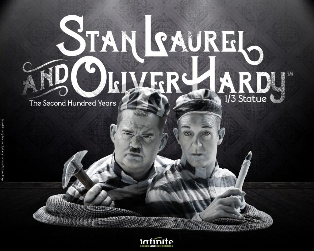 Infinite Stan Laurel and Oliver Hardy statue, Verzamelen, Beelden en Beeldjes, Ophalen of Verzenden, Nieuw, Overige typen
