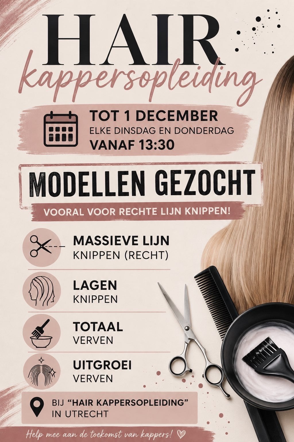 Modellen gezocht!!, Ophalen of Verzenden