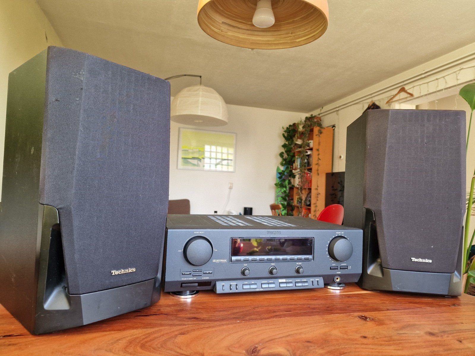 Philips FR931/00S Receiver met Technics SB-CH530A speakers, Audio, Tv en Foto, Stereo-sets, Ophalen, Gebruikt, Speakers, Sony