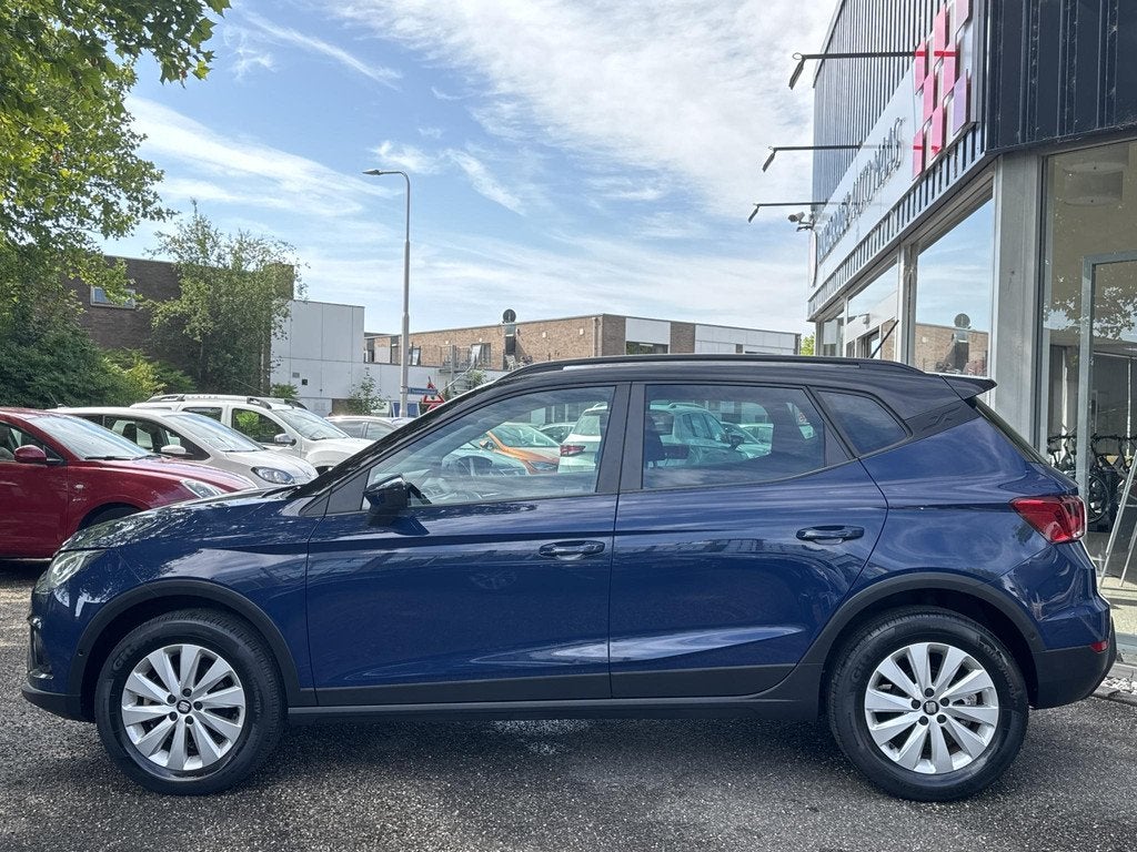 SEAT Arona 1.0 TSI Style Business Intense 1e eigenaar/ NL au, Stof, Blauw, 116 pk, 49 €/maand