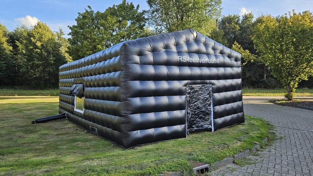 Opblaasbare Discotent 8x5 huren omgeving Klazienaveen/Emmen, Ophalen of Verzenden, Zo goed als nieuw, Verjaardag