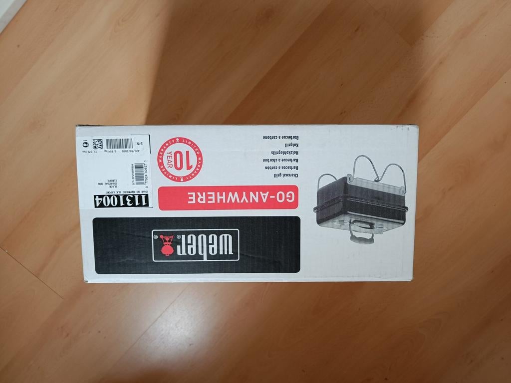 Weber Go-Anywhere BBQ, Tuin en Terras, Houtskoolbarbecues, Nieuw, Ophalen