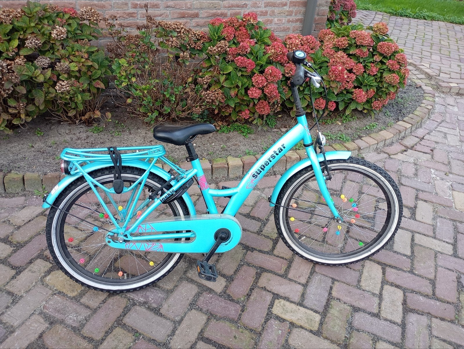 Kinderfiets 22 inch Loekie Superstar, Ophalen, Gebruikt, Superstar, Terugtraprem