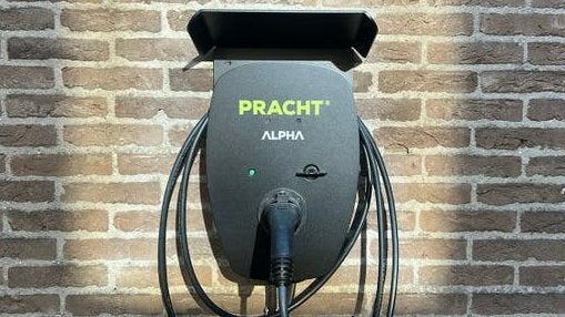 11kW EV Laadpaal met 5m vaste kabel en dakje, Ophalen of Verzenden, Zo goed als nieuw, Laadpaal en Laadkabel