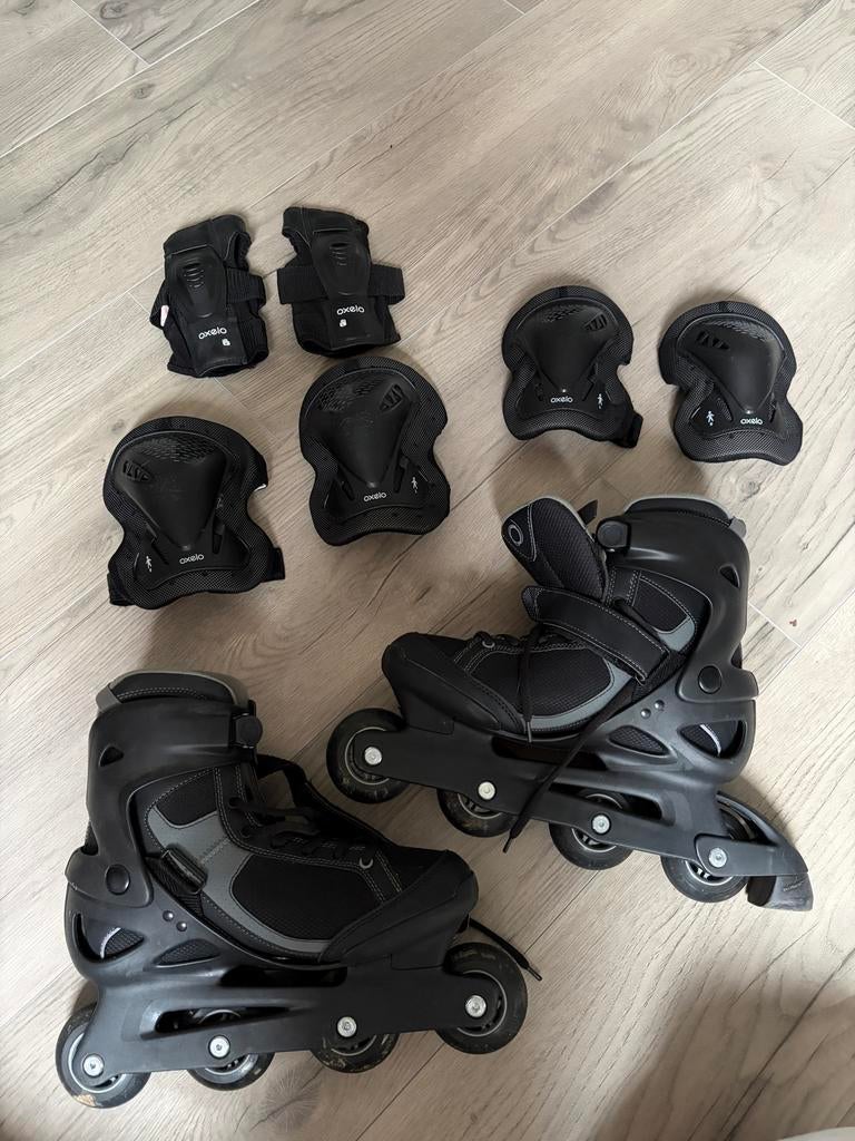 Skeelers met bescherming, maat 44 - Oxelo, Overige merken, Gebruikt, Heren, Ophalen of Verzenden