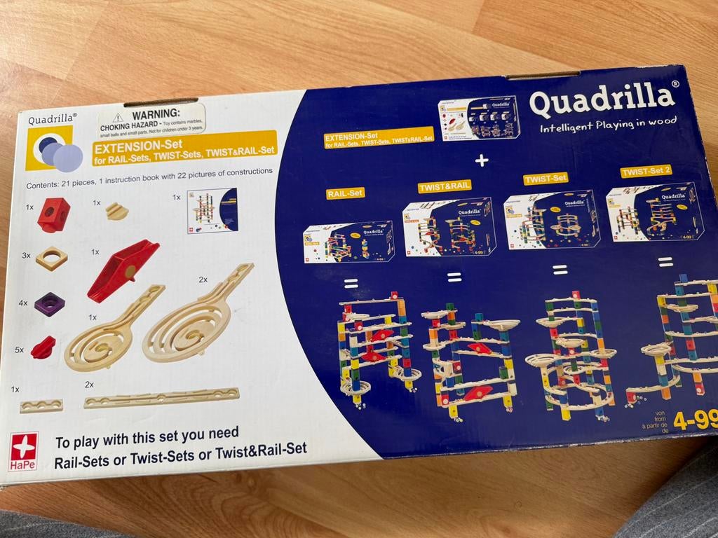Quadrilla knikkerbaan HaPe nieuw, Ophalen of Verzenden, Nieuw