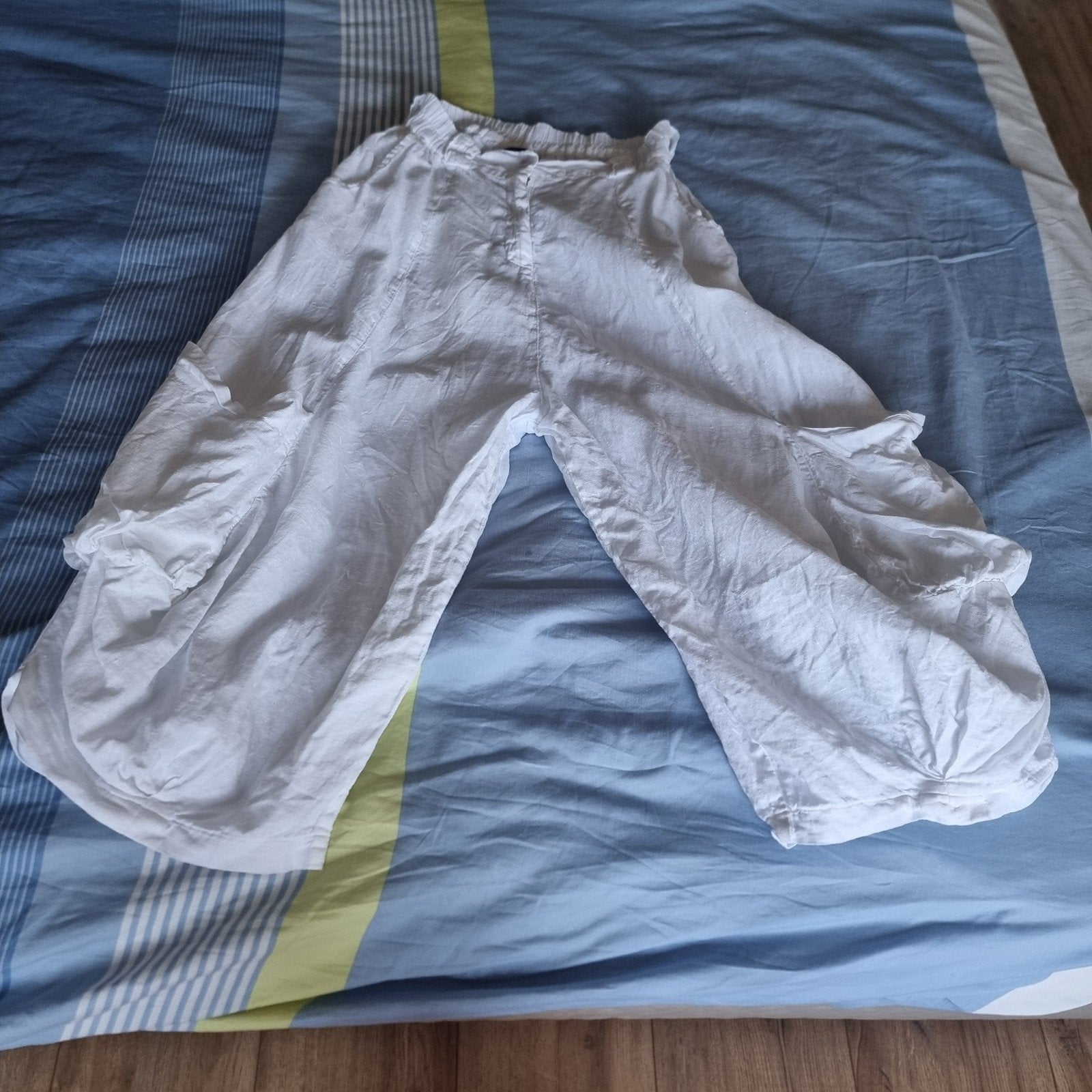 Wit Linnen broek maat M van Completo Arthurio Lino, Maat 38/40 (M), Wit, Nieuw, Ophalen of Verzenden