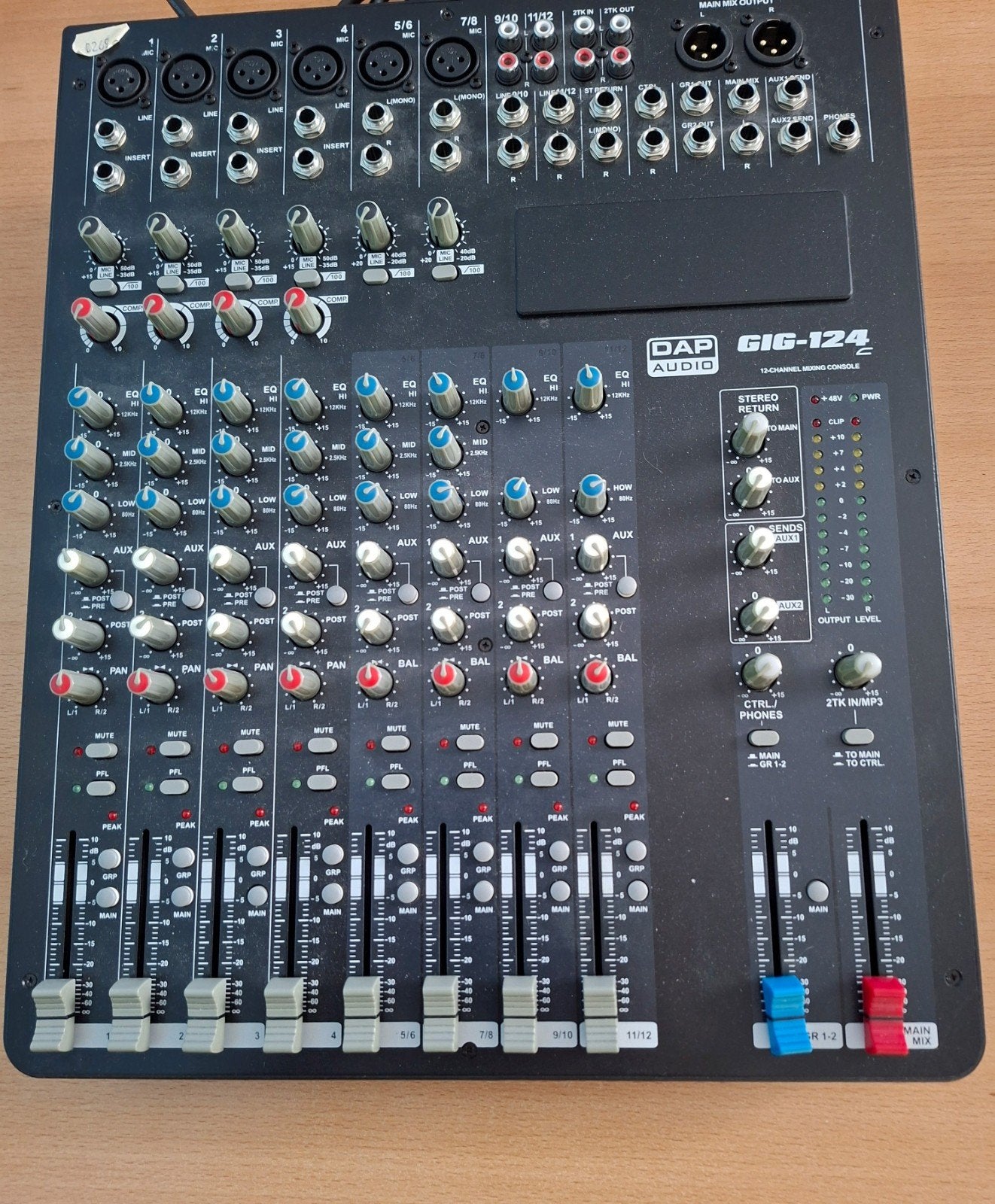 ​DAP Audio GIG-124 C, Ophalen, Gebruikt, 10 tot 20 kanalen